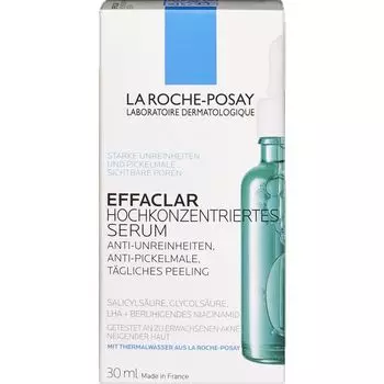 Effaclar Высококонцентрированная сыворотка LA ROCHE-POSAY, 30 ml