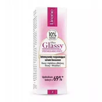 Effect Glassy Интенсивно осветляющая кислотная сыворотка, 30 мл Lirene