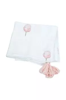 Effiki Муслиновая наволочка с рисунком сахарной ваты, розовый