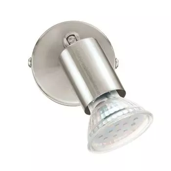 Eglo 1 LED Spot Buzz матовый никель 6 см GU10, серебро