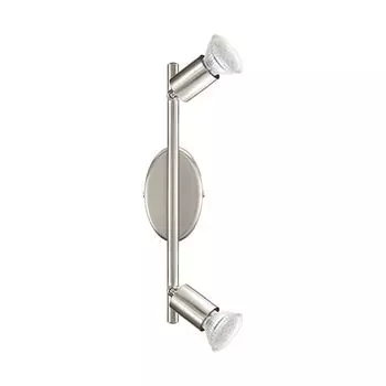 Eglo 2 LED Spot Buzz матовый никель 28,5 x 6,5 см GU10, серебро
