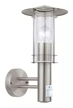 EGLO 30185 BWM Настенный светильник. нержавеющая сталь 1xE27 60 Вт, серебро