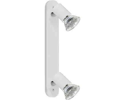Eglo 31415 LED, 2 x 3Вт 200лм GU10, IP20, поворотные споты, белый, потолочный светильник, потолочный светильник, потолочные споты