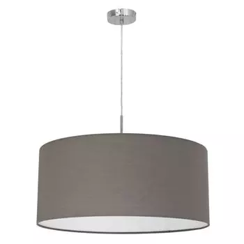 Eglo 31578 Pasteri подвесной светильник 53см текстильный антрацит-коричневый, серый
