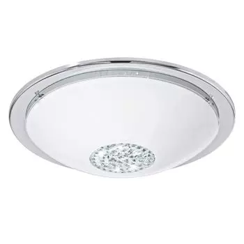 Eglo 93778 Giolina Светодиодный потолочный светильник 37см белый прозрачный хром