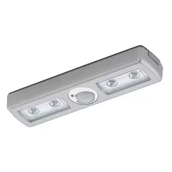 Eglo 94686 Baliola Светодиодный настенный светильник 4 светодиода пластик серебристый