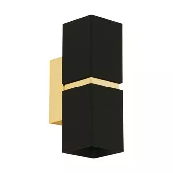 Eglo 95373 Passa Настенный светильник Square Up & Down Черное золото