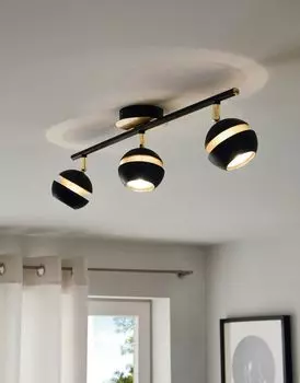 Eglo 95484 Nocito Spot 3 Lights Черное золото