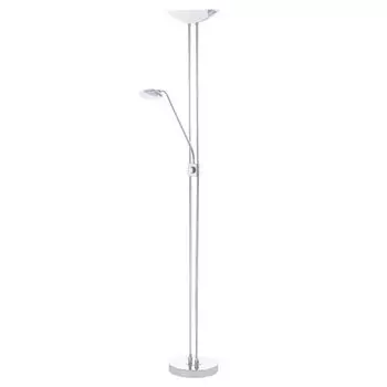 EGLO BAYA LED Светодиодный торшер с лампой для чтения, хром, плата светодиодов, A+, 93875, серебро