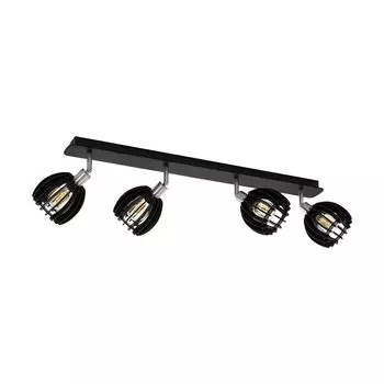 EGLO COSSANO Потолочный светильник с 4 лампами матовый черный E14