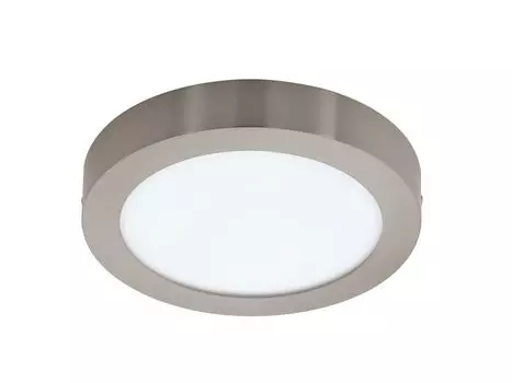 EGLO Crosslink FUEVA-C RGB светодиодный накладной светильник матовый никель, белый 2700лм 2700-6500K 30x4см, управляемый через приложение, серебро