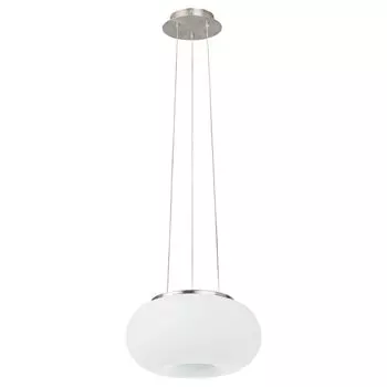 EGLO Crosslink OPTICA-C RGB LED подвесной светильник матовый никель, белый 2900лм 37,5x150см, управление через приложение
