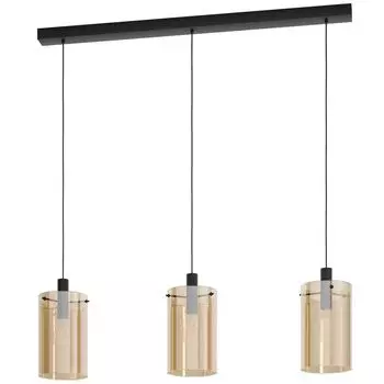 EGLO Hl/3 E27 Черный/Янтарный Полверара, желтый