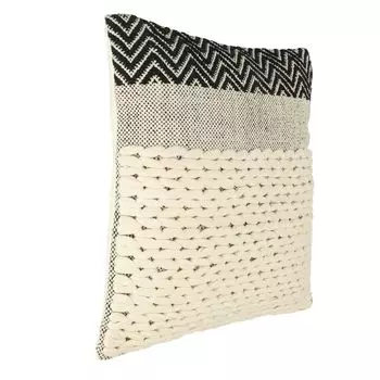 EGLO LIVING Chevery подушка, декоративная подушка для дивана в индустриальном винтажном дизайне, декоративная подушка ручной работы из хлопка и полиэстера, с тиснением, 50x50 см