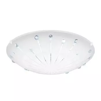 EGLO MARGITTA 1 LED потолочный светильник, 1 лампочка, белый гранит, прозрачный