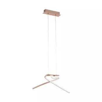 EGLO Palozza, 2 светильника, длина подвески 70,5 см, розовое золото