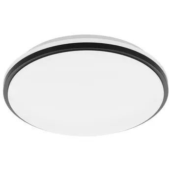 EGLO Pinetto LED потолочный светильник, круглый потолочный светильник, бра из стали и пластика, светильник для ванной и кухни, нейтральный белый, IP44, 34 см