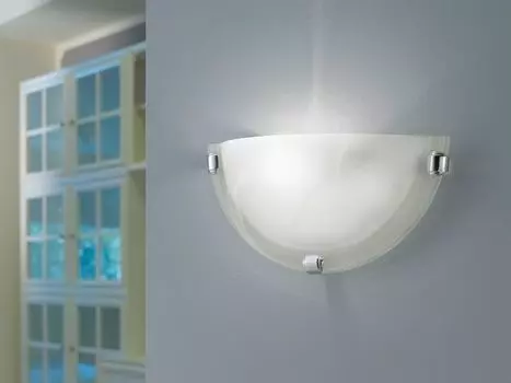 EGLO SALOME настенный светильник E27 хром, алебастр, белый