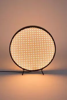 Его комплект из 2-х настольных ламп Е27 коричневый/бежевый. Zuiver