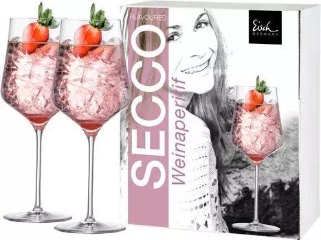 EISCH 2 бокала для аперитива для вина 518/21 в подарочной упаковке SECCO FLAVORED 15183021, прозрачный