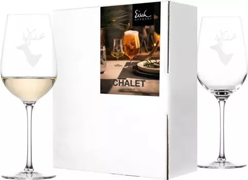 Eisch 2 бокала для белого вина 550/2 в подарочной коробке CHALET 77155021