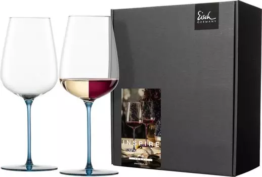 EISCH 2 круглых бокала 543/3 синие фруктово-ароматические INSPIRE SENSISPLUS 15437031, синий