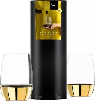 Eisch 2 круглых/винных чашки для белого вина 500/91, золото GR ELEVATE 15009915