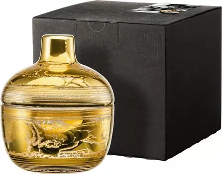 Eisch GOLDLEAF золотая банка для конфет