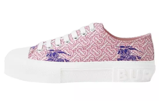 EKD Monogram Pattern Flatform Pink Womens Burberry