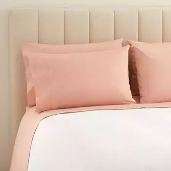 El Corte Ingls плотность нитей 200, перкаль, хлопковая простыня, плоский лист, розовый