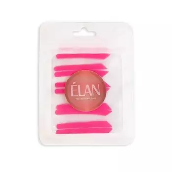 Elan, Многоразовые силиконовые компенсаторы Elan для ламинирования ресниц, розовый