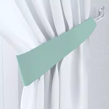 Elbersdrucke Bistro Штора с петлями Salon 06 бело-коричневый прозрачная 48x140 см штора для кухонного окна, приватная панель Dekoria, зеленый