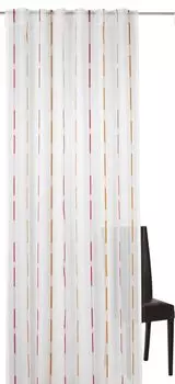 Elbersdrucke Calypso 04 штора-петля полупрозрачная штора розово-оранжевая, красный