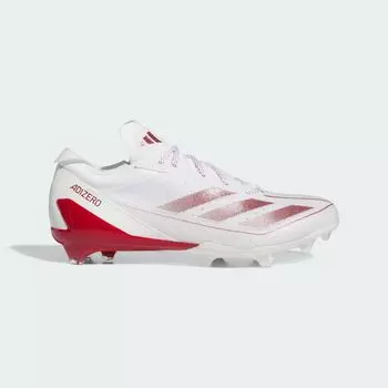 Electric Бутсы для американского футбола Adizero Adidas, цвет Cloud White/Team Power Red 2/Cloud White