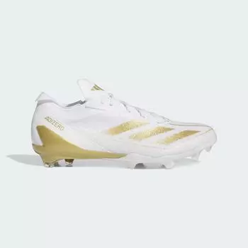 Electric Футбольные бутсы Adizero Adidas, цвет Cloud White/Gold Metallic/Cloud White