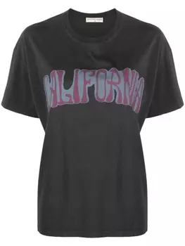 ELECTRIC & ROSE футболка с графичным принтом, серый