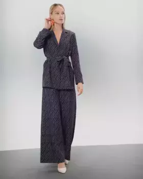 Елена женский блейзер с принтом Dolores Promesas, синий