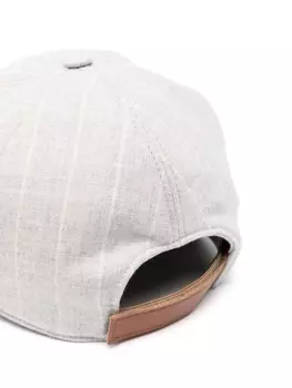 Eleventy бейсболка в тонкую полоску, серый