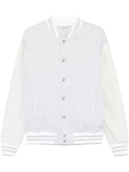 Eleventy бомбер со вставками, серый