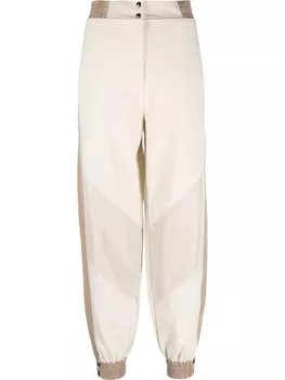 Eleventy брюки из джерси, нейтральный цвет