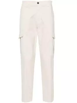 Eleventy брюки карго средней посадки, нейтральный цвет