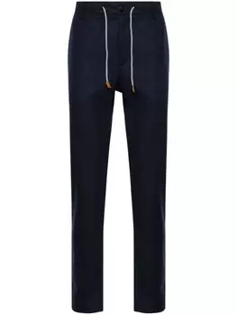 Eleventy брюки с кулиской, синий