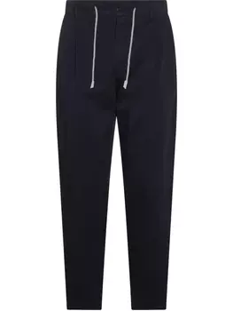 Eleventy брюки с кулиской, синий