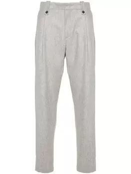 Eleventy брюки со складками, серый