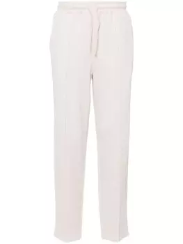 Eleventy брюки в полоску, нейтральный цвет