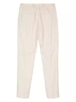 Eleventy брюки в тонкую полоску, нейтральный цвет