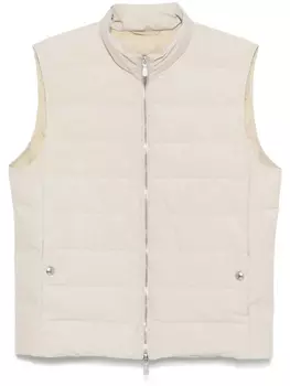 Eleventy дутый жилет, нейтральный