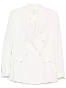 Eleventy двубортный блейзер, белый