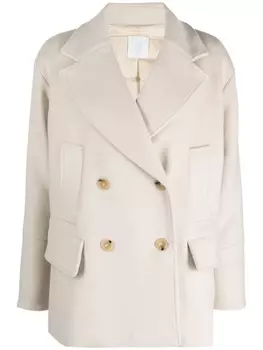 Eleventy двубортный блейзер на пуговицах, нейтральный цвет