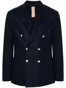 Eleventy двубортный пиджак, синий